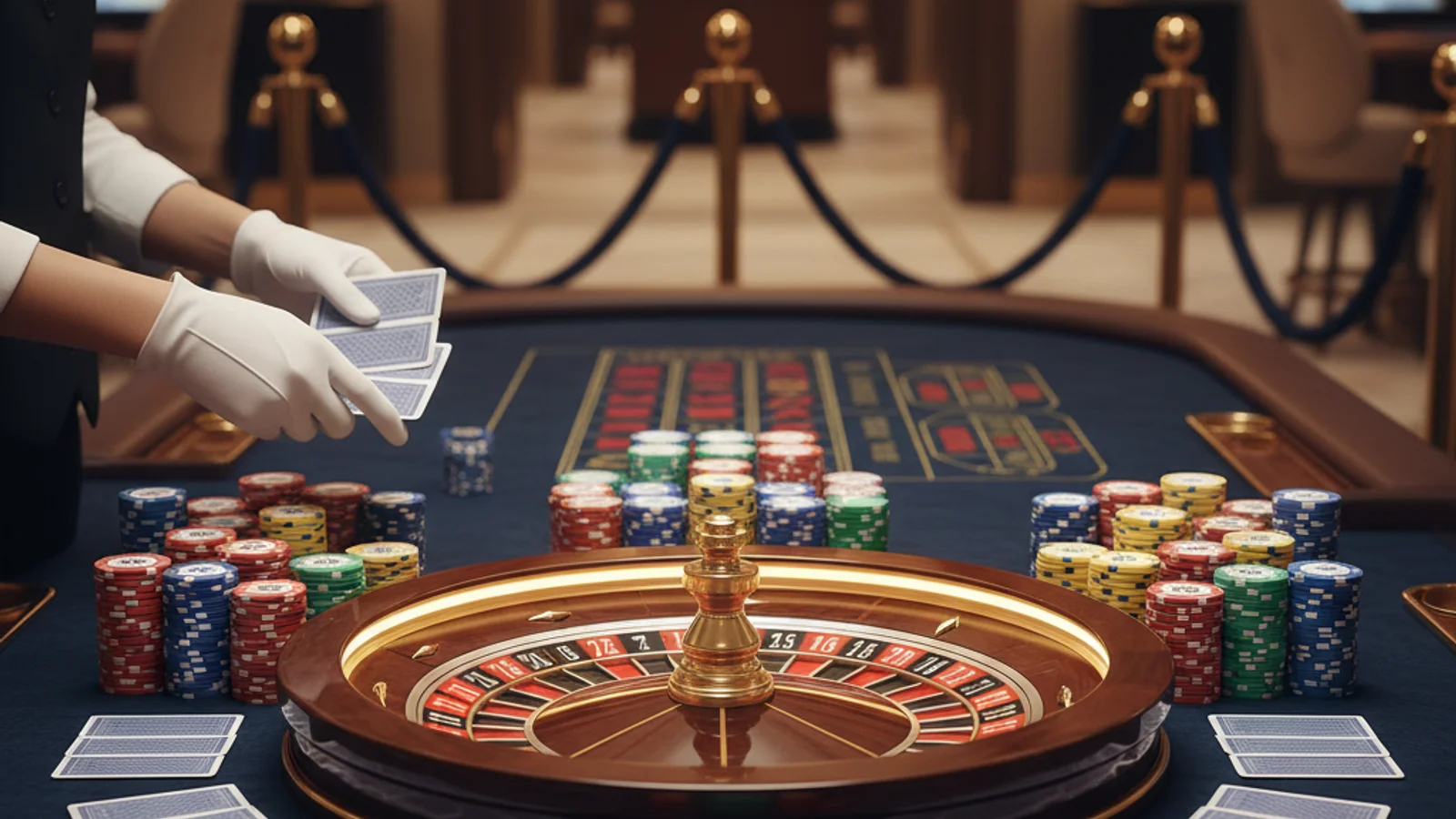 Casino en vivo con crupier y ruleta